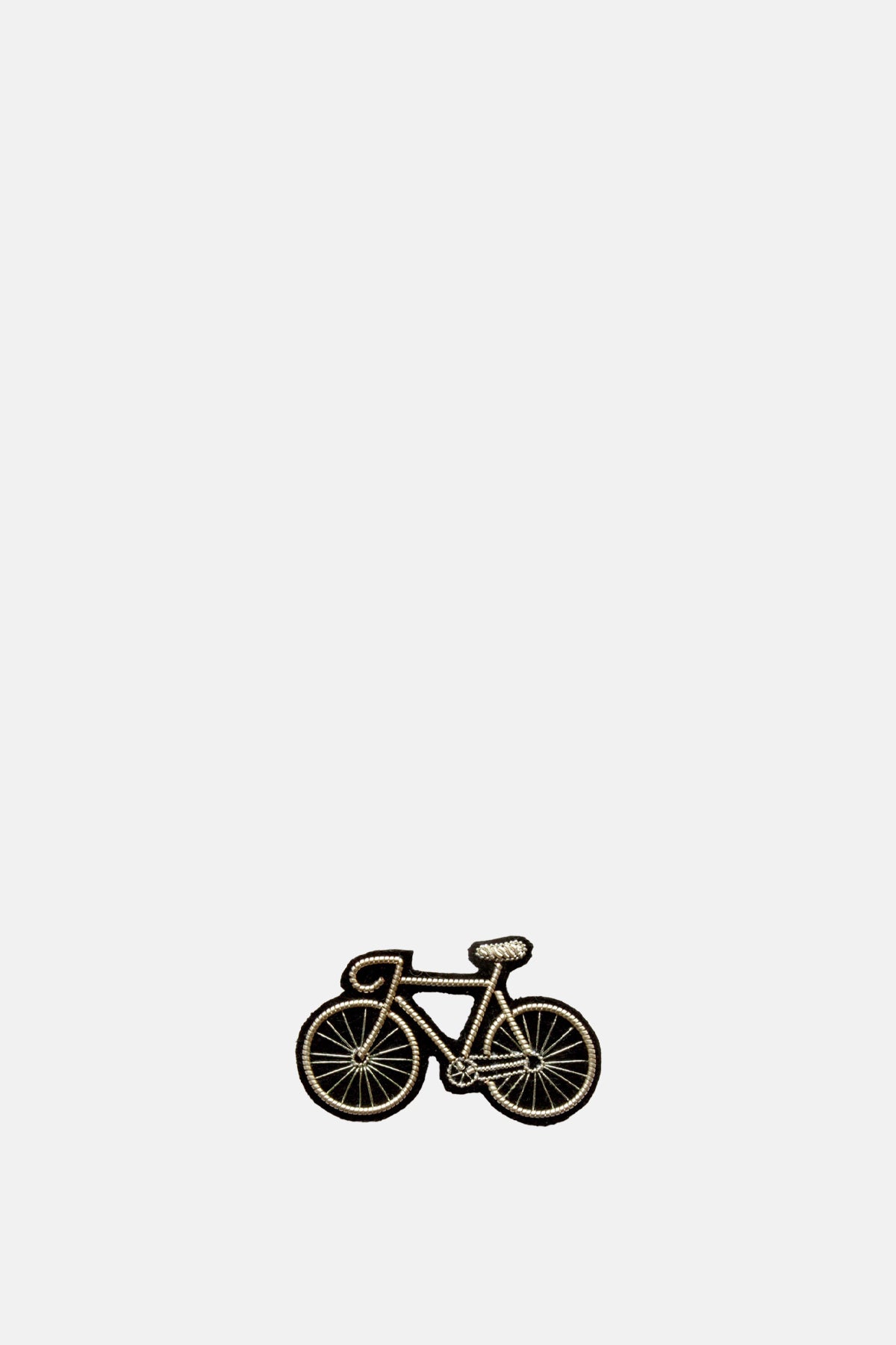 Macon & Lesquoy Silver Bicycle Brooch.