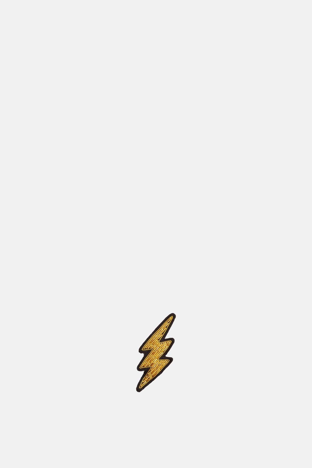 Macon & Lesquoy Small Golden Lightning Brooch.