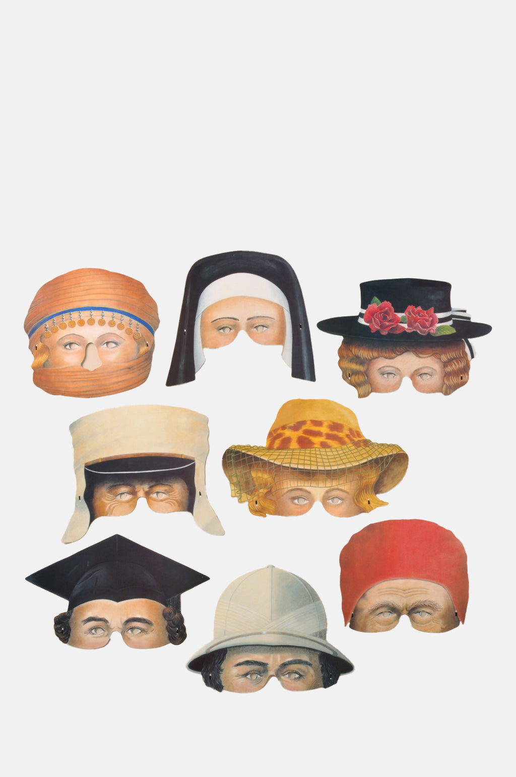 Mamelok Party Pairs Party Masks.