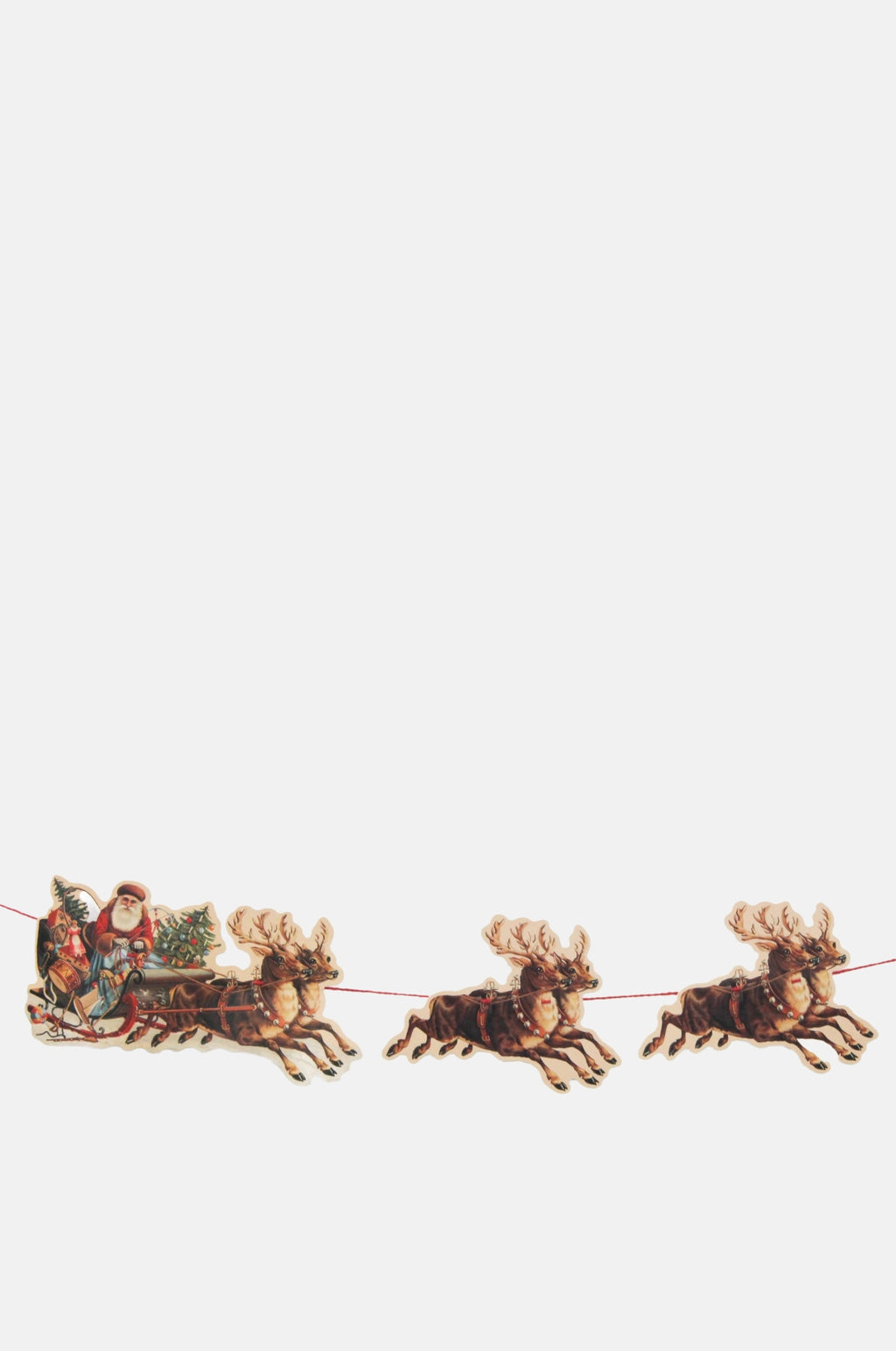 Mamelok Santa Sleigh Garland.