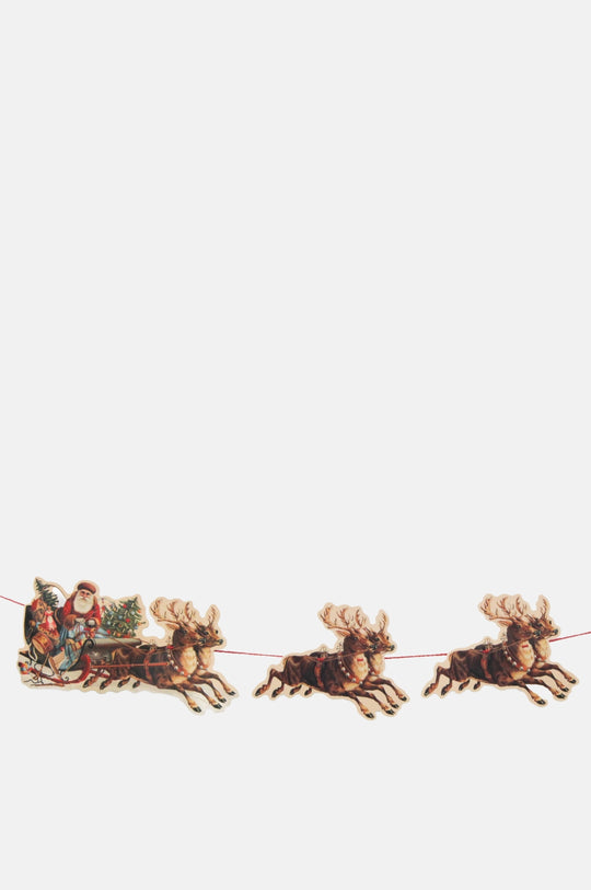 Santa Sleigh Garland