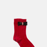 Maria La Rosa Irreverent Socks Red.