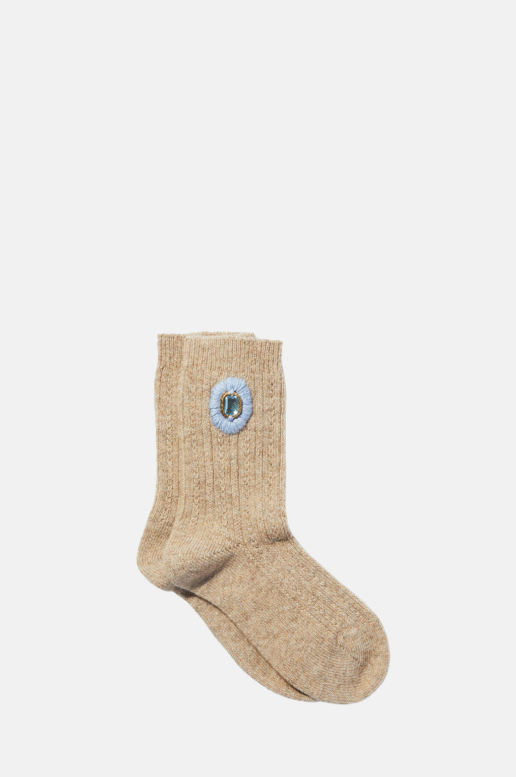 Maria La Rosa Lumiere Socks Natural.