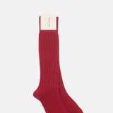 Maria La Rosa Scotland Socks Red.