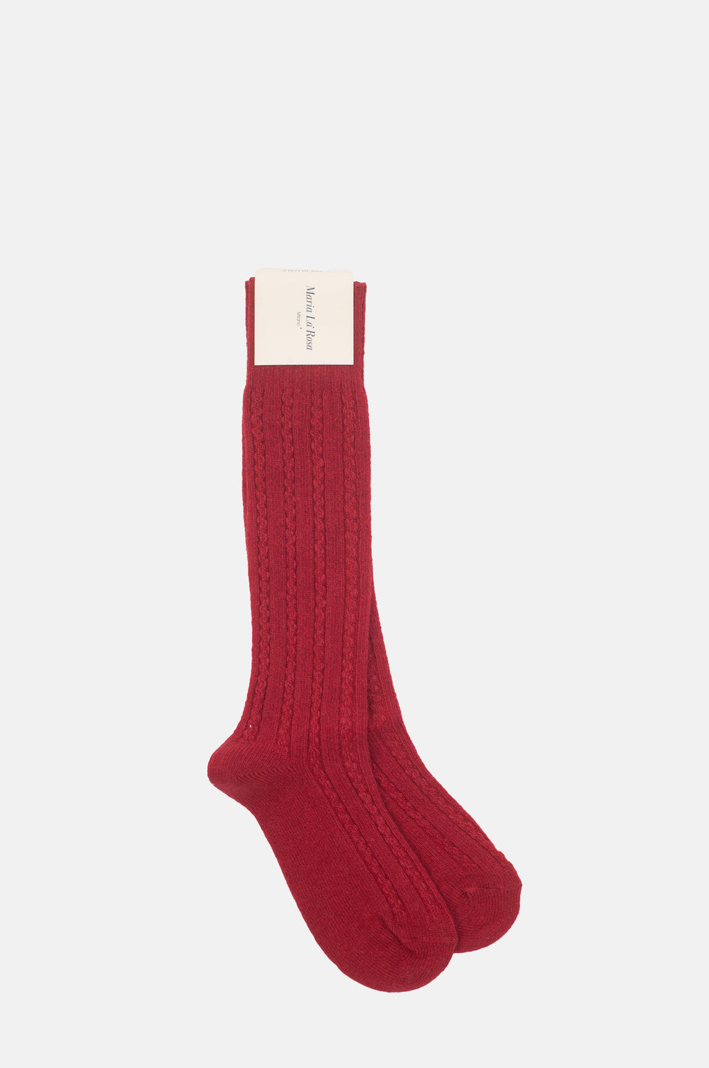Maria La Rosa Scotland Socks Red.