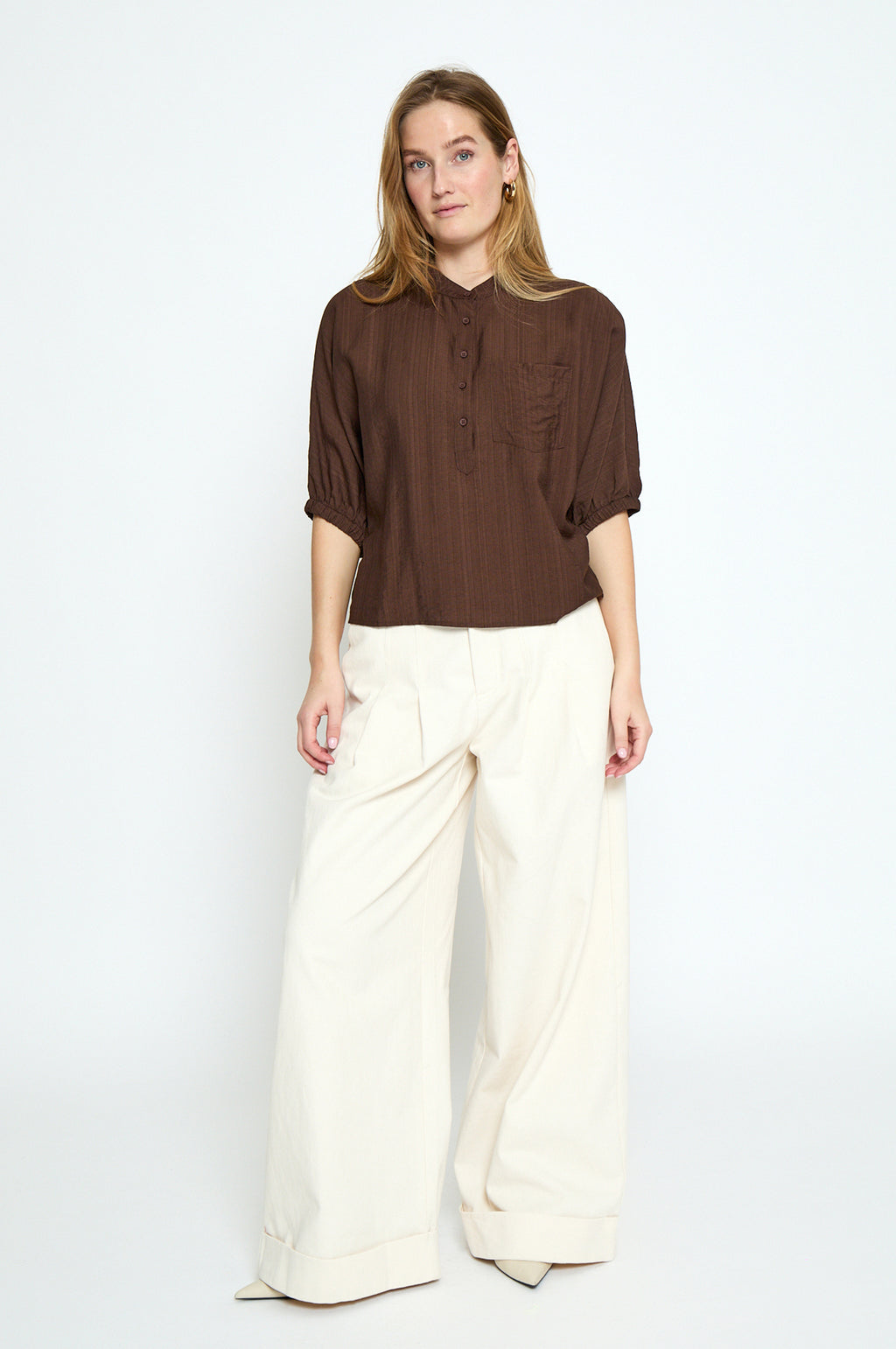Barbara Blouse Chestnut