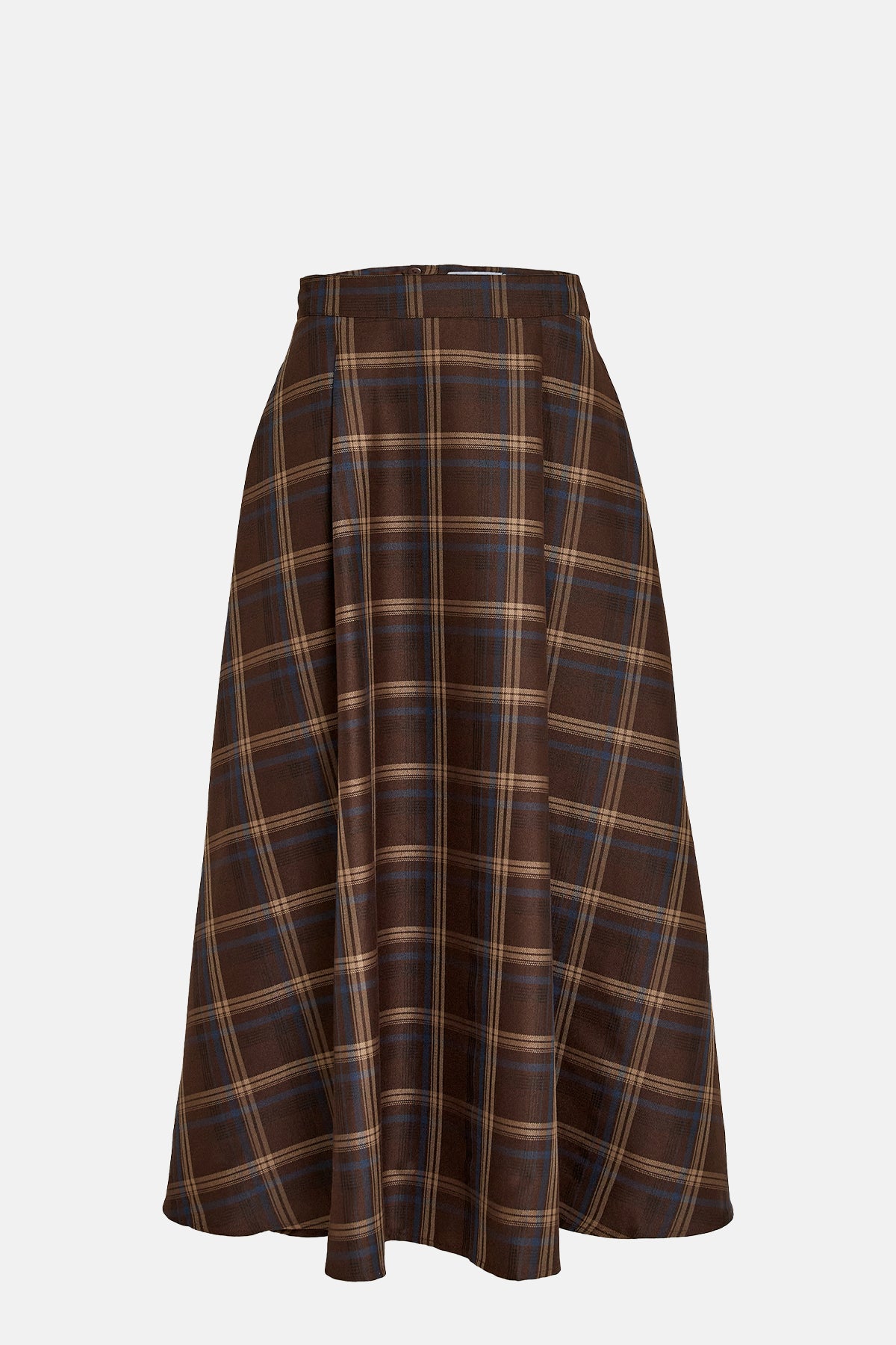 Minus Christel Midi Skirt Tiramisu Checked.