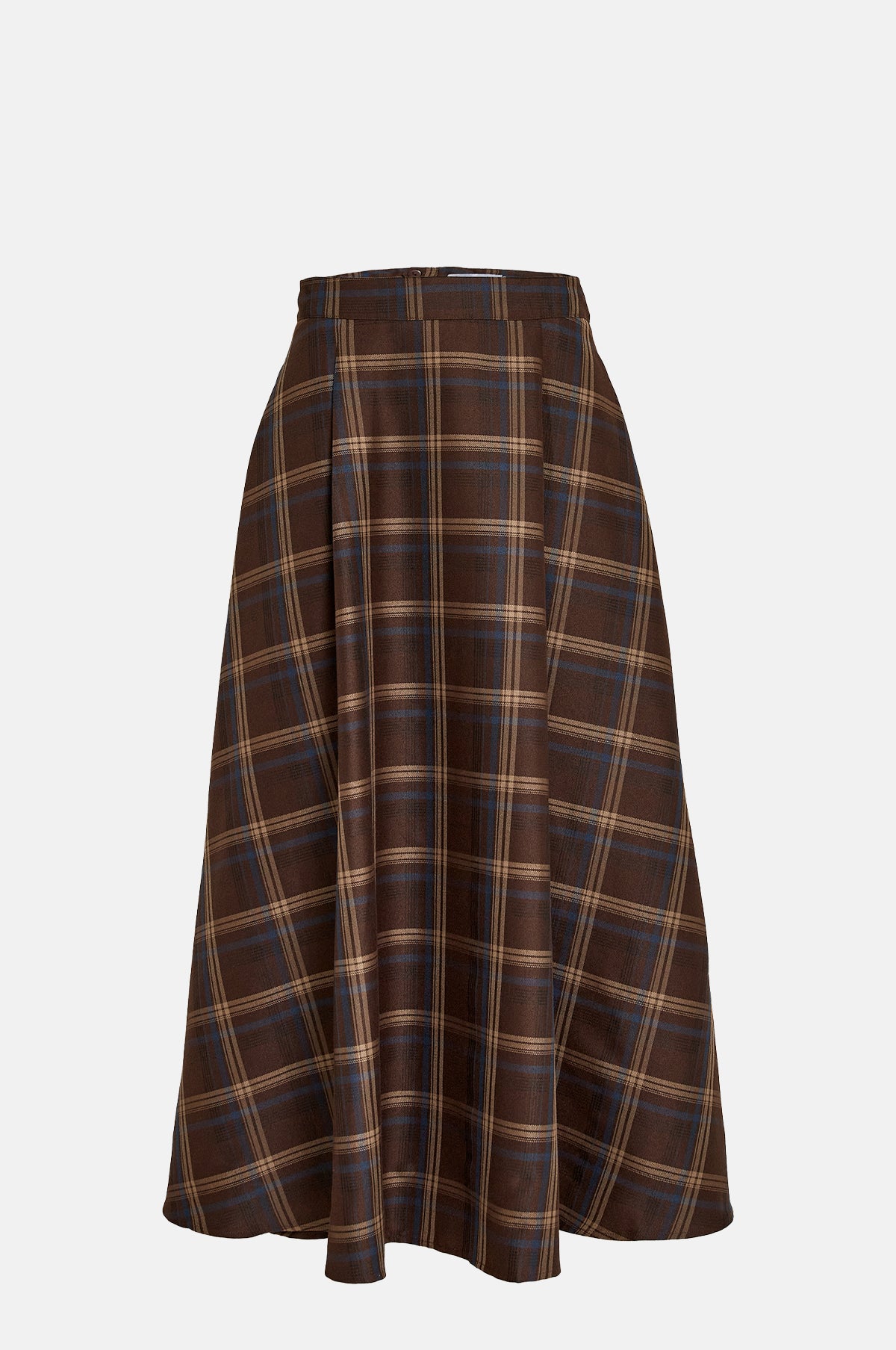 Minus Christel Midi Skirt Tiramisu Checked.