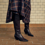 Christel Midi Skirt Tiramisu Checked