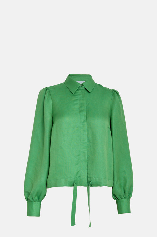 Juno Linen Shirt Greenbriar