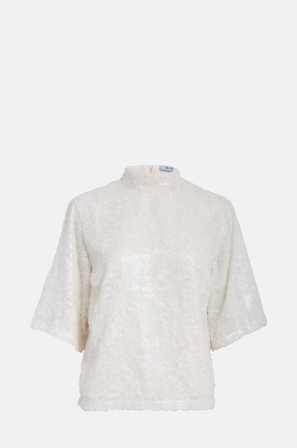 Minus Kaisa High Neck Blouse Cloud Dancer.