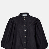 Minus Larissa Blouse Dark Denim.
