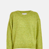 Minus Marina Knit Pullover Dark Citron Melange.