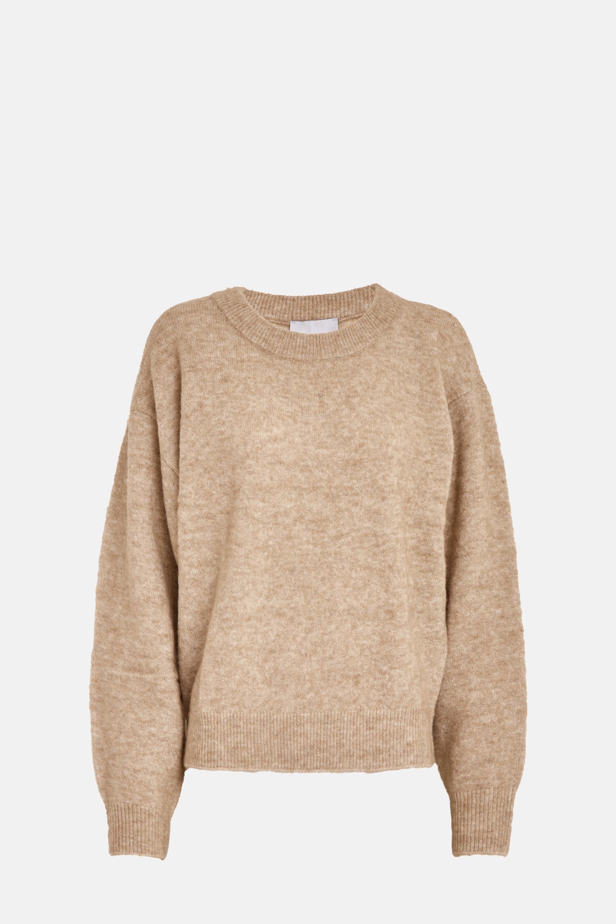 Minus Marina Knit Pullover Sand Gray Melange.
