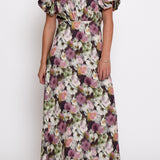 Nadia Maxi Dress Andorra Red Print