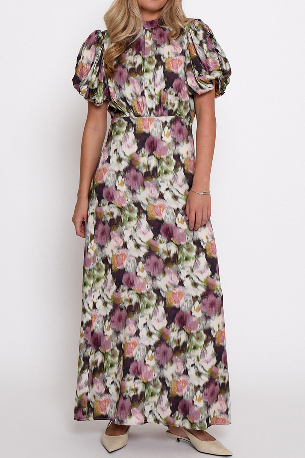 Nadia Maxi Dress Andorra Red Print