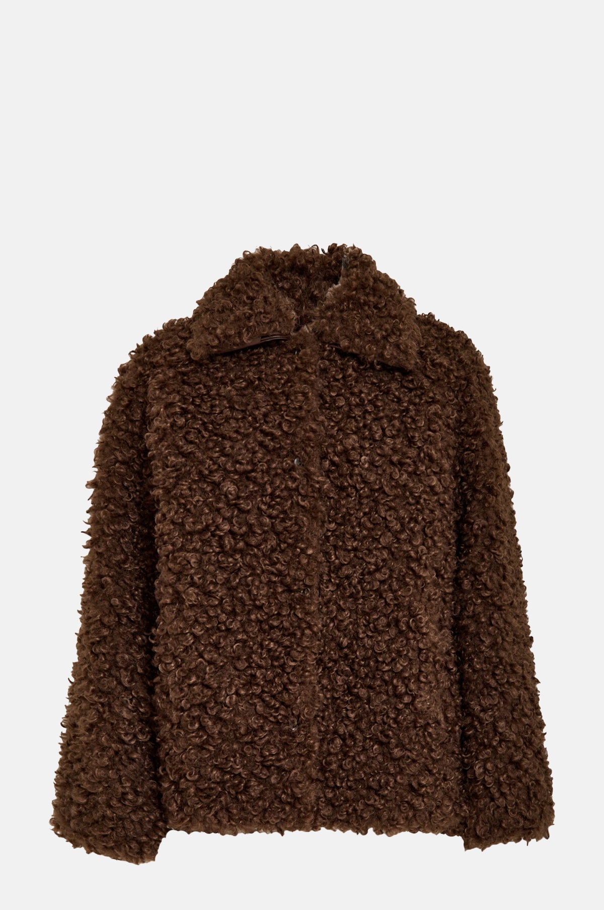 Minus Petzy Faux Fur Jacket Chicory Coffee.