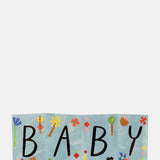Mortlake Papers Baby Concertina Greeting Card.