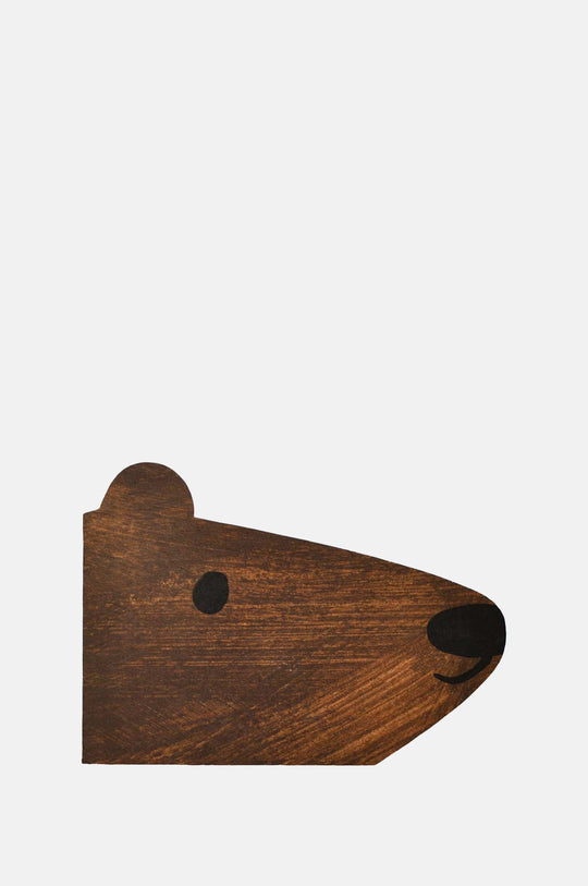 Brown Bear Shaped Greeting Card