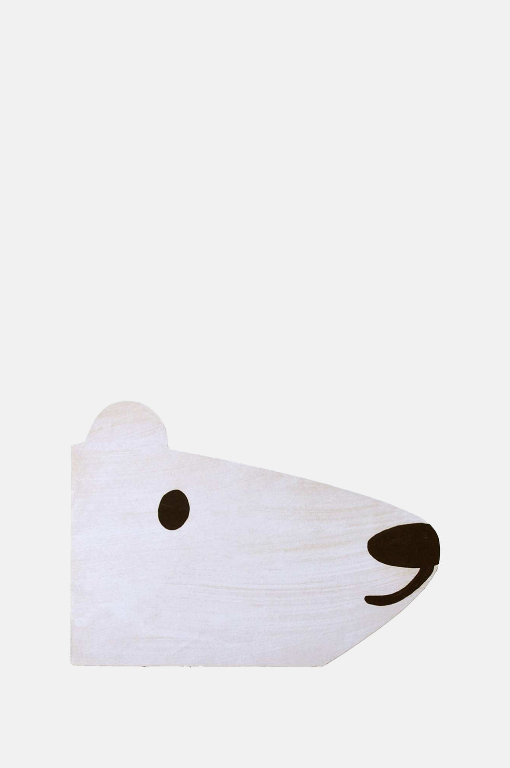 Mortlake Papers Polar Bear Shaped Greetings Card.