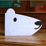 Polar Bear Shaped Greeting Card