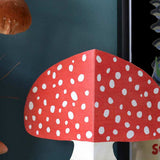 Red Mushroom Shaped Greeting Card