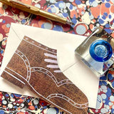 Shoe Shaped Greeting Card