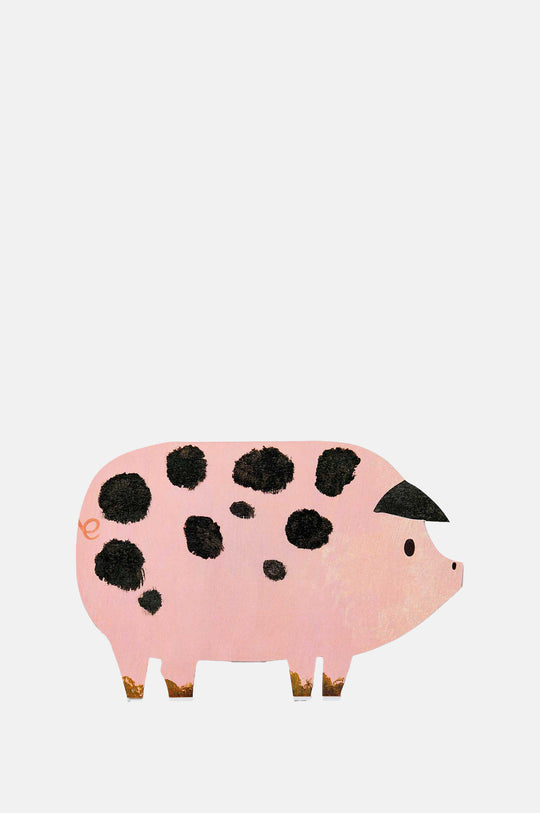 Spotty Pig Greeting Card