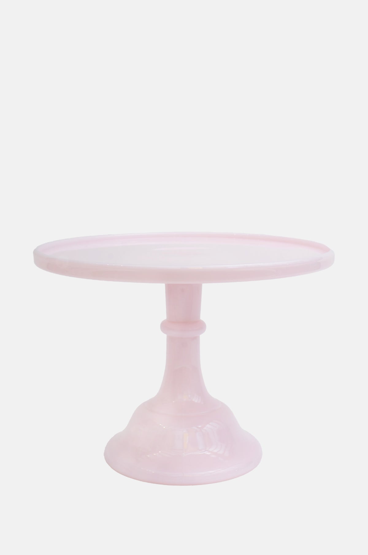 Mosser Glass Crown Tuscan Cake Plate 12 Inch.