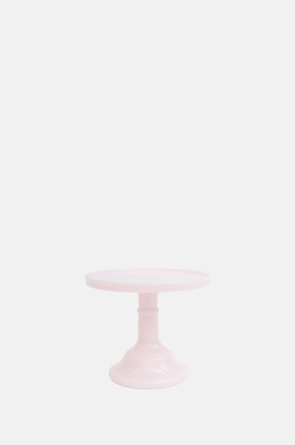 Mosser Glass Crown Tuscan Cake Plate 6 Inch.