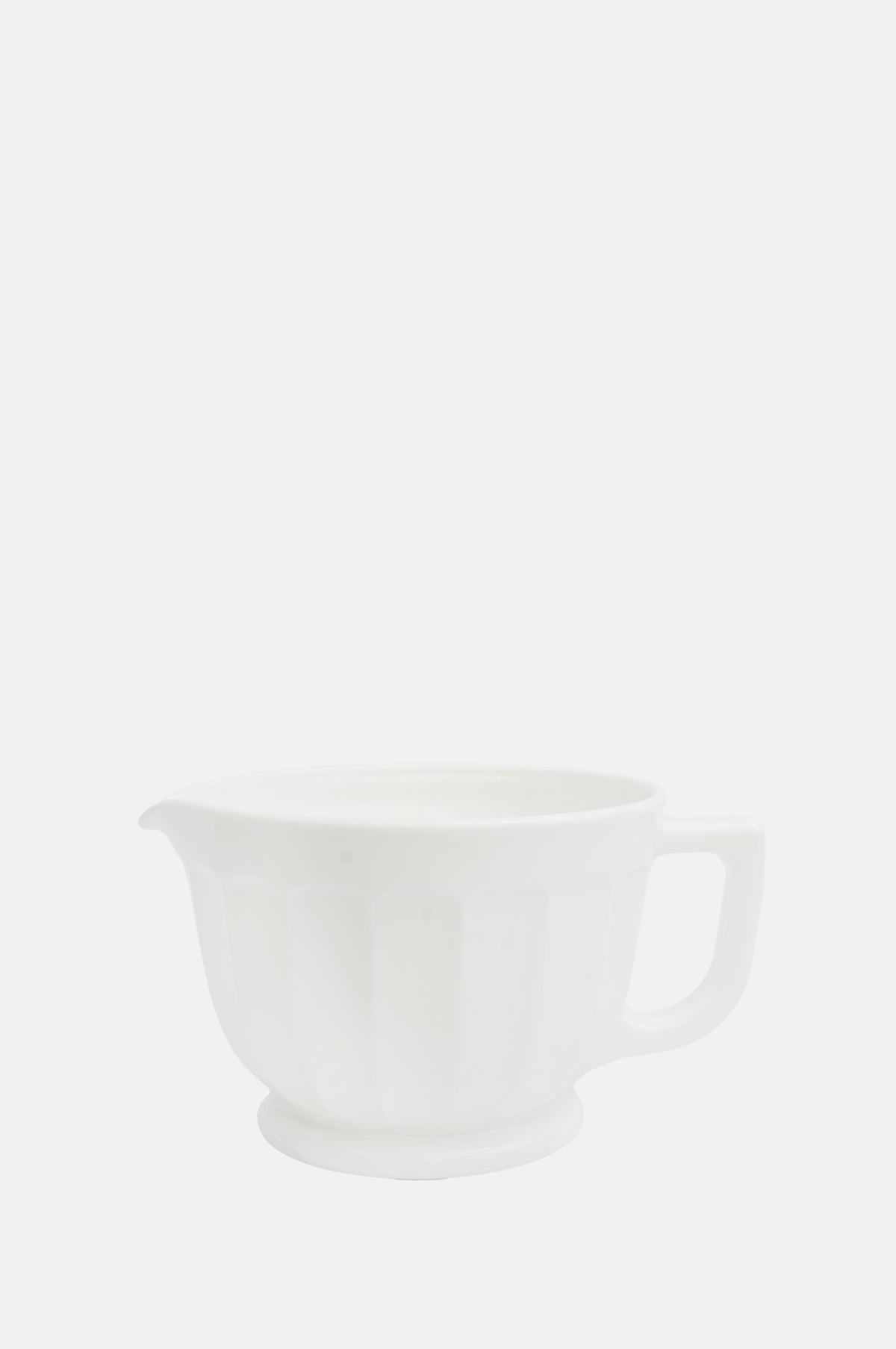 Mosser Glass Milk Panel Batter Bowl.