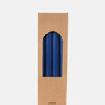 My Jolie Candle Box of 12 Dinner Candles Bleu Marine.