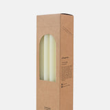 Box of 12 Dinner Candles Ivoire