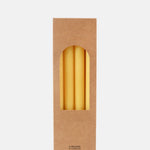 My Jolie Candle Box of 12 Dinner Candles Jaune.