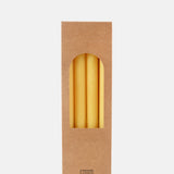 My Jolie Candle Box of 12 Dinner Candles Jaune.