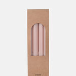 My Jolie Candle Box of 12 Dinner Candles Nude.