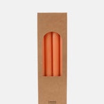 My Jolie Candle Box of 12 Dinner Candles Orange.