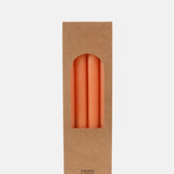 My Jolie Candle Box of 12 Dinner Candles Orange.