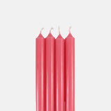 Box of 12 Dinner Candles Rose Clair