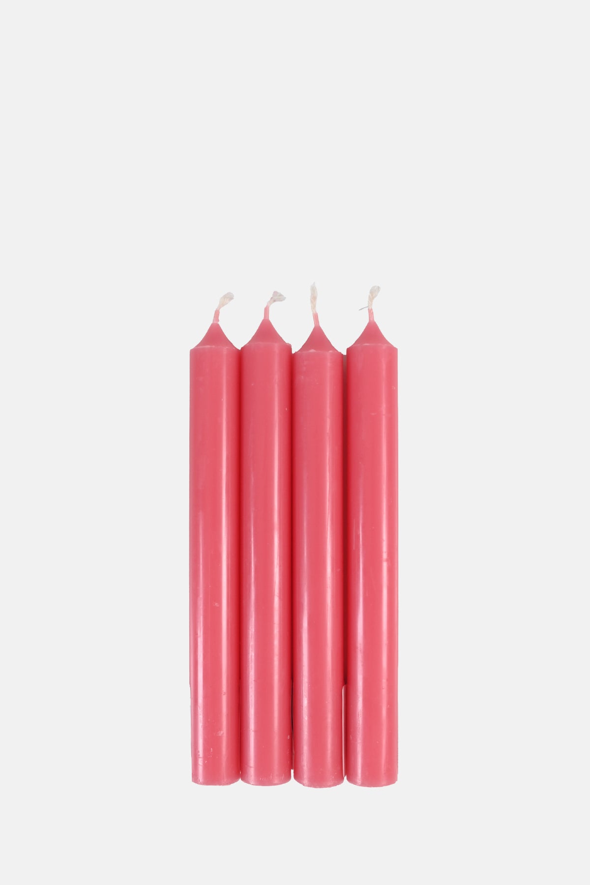 Box of 12 Dinner Candles Rose Clair