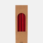 My Jolie Candle Box of 12 Dinner Candles Rouge.