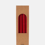 My Jolie Candle Box of 12 Dinner Candles Rouge.