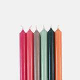 Set of 12 Cut Flower Garden Mix Dinner Candles