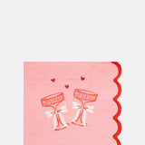 My Minds Eye Clink Glasses Cocktail Napkin.