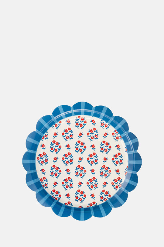 Floral Paper Plate 9" Plate Set
