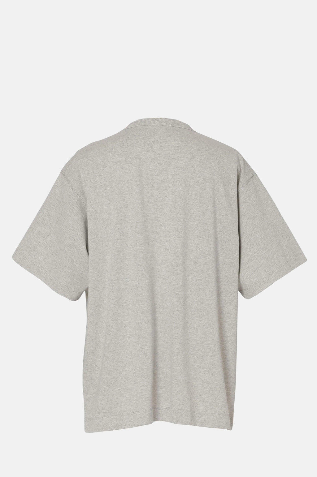 Box Logo Embroidery Tee Ash Grey