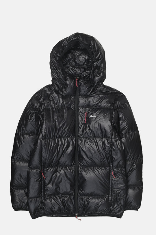 Mountain Lodge Down Hoodie Jacket Black