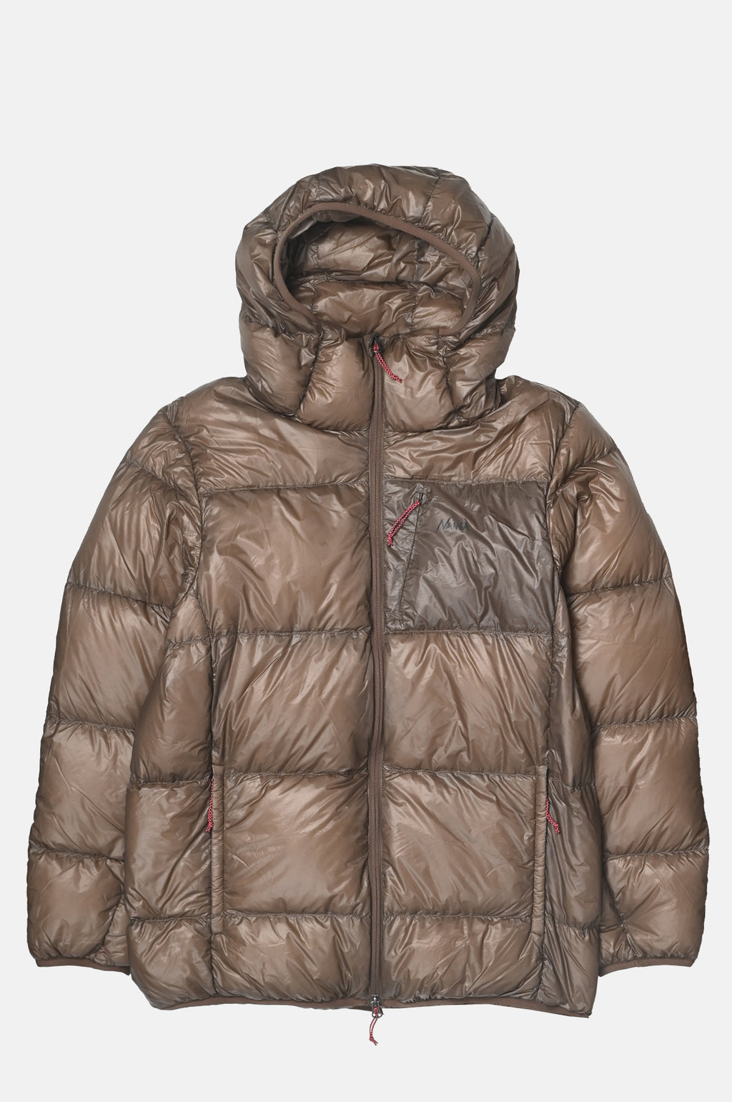 Nanga Mountain Lodge Down Hoodie Jacket Mocha.