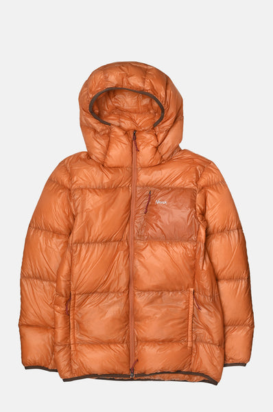 Nanga Mountain Lodge Down Hoodie Jacket in R.Orange – The Hambledon