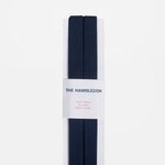 Navy Blue Cotton Ribbon 15mm 10m.